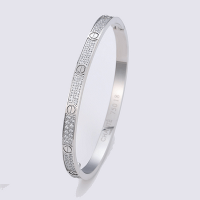 Ava | Thin Love Diamond Bracelet 9