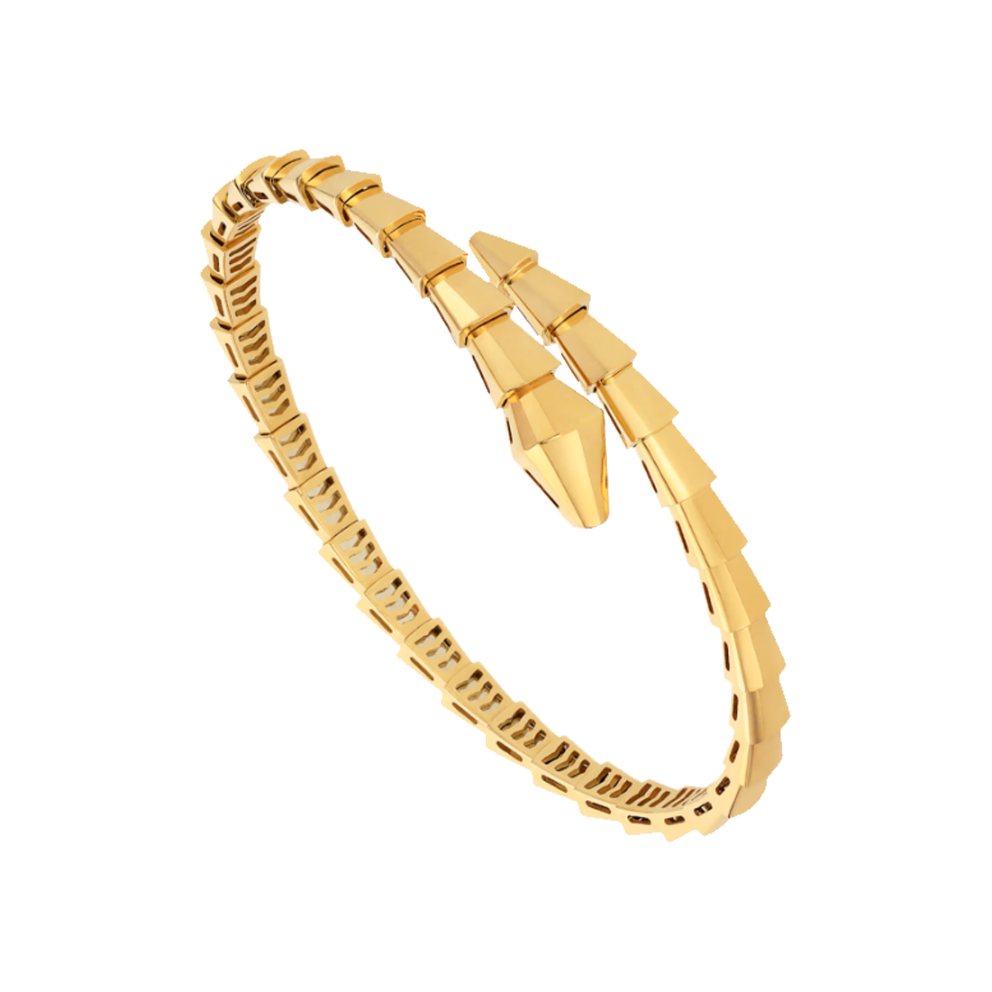 Ava | Viper Bracelet with Adjustable Fit in Silver and Gold 0