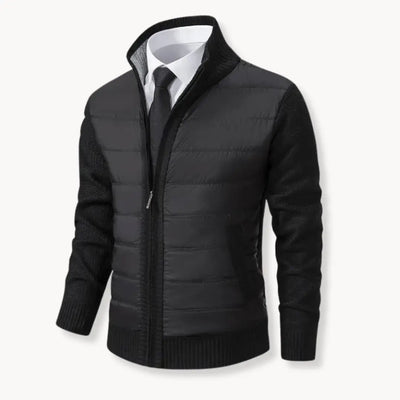 Blaise | Knit Sweater With Zip Front and Ribbed Trim 1