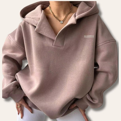 Candice | Women's Oversized Hoodie With Notch Neck 4
