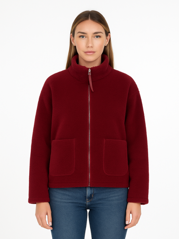 Daphne | Women's Oversized Sherpa Fleece Jacket 12