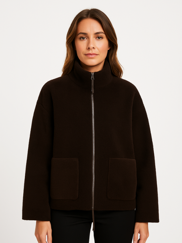 Daphne | Women's Oversized Sherpa Fleece Jacket 13