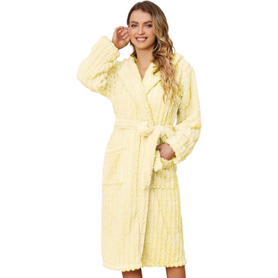 Diana | Women's Bathrobe with Hood and Pockets 6