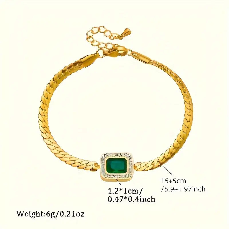 Elegant Gold Bracelet for Women, Adjustable 6.5 to 8 Inches, Lightweight Gold-Plated Alloy, Versatile Modern Design 5