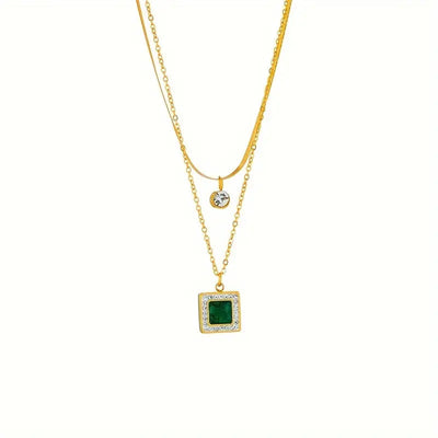 Elegant Gold Necklace with Intricate Design – Tirena Valeure 4