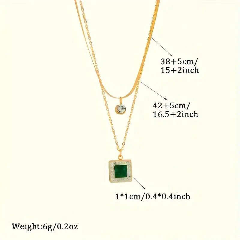 Elegant Gold Necklace with Intricate Design – Tirena Valeure 5