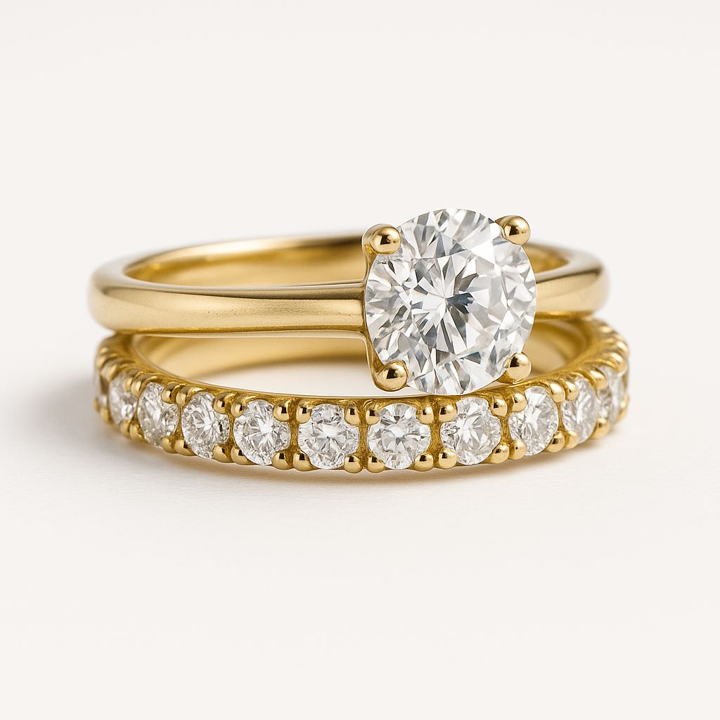 Elegant Gold Ring Set for Women – Adjustable Stackable Jewelry for Every Occasion 0