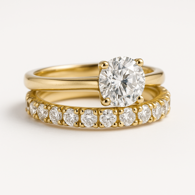 Elegant Gold Ring Set for Women – Adjustable Stackable Jewelry for Every Occasion 0