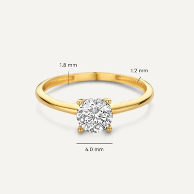 Elegant Gold Ring for Timeless Style – Lightweight Contemporary Design, Perfect for Casual or Formal Occasions 2
