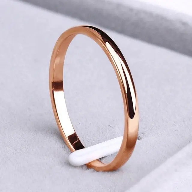 Elegant Gold and Silver Simple Ring – Handcrafted 14K Gold and Sterling Silver Jewelry, 3mm Width, Available in Multiple Sizes 3