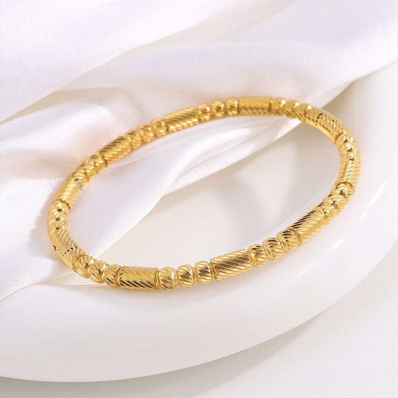 Elegant White Gold Bracelet – Adjustable, Lightweight Design for Timeless Style and Versatile Wear 1