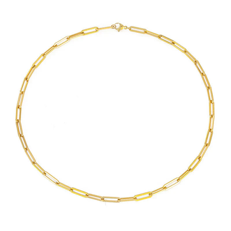 Elegant White Gold Chain Necklace – Adjustable 16-18 Inch Length, Lightweight Classic Design for Everyday or Special Occasions 1