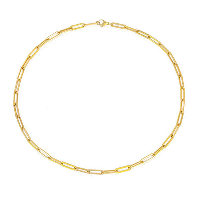 Elegant White Gold Chain Necklace – Adjustable 16-18 Inch Length, Lightweight Classic Design for Everyday or Special Occasions 1