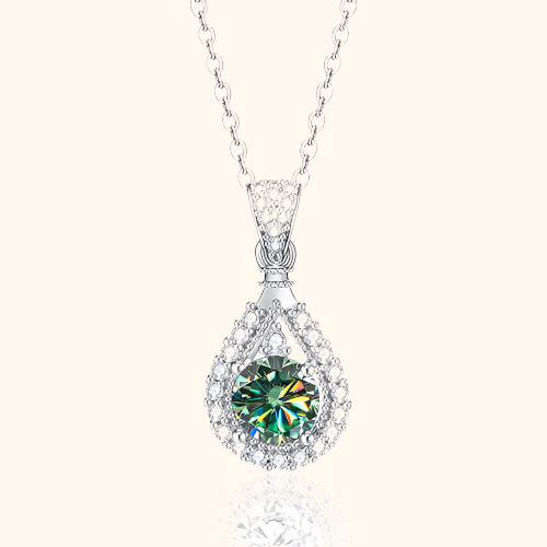 Elegant White Gold Necklace – Timeless Pendant Design, 18-Inch Lobster Clasp, Perfect for Any Occasion 0