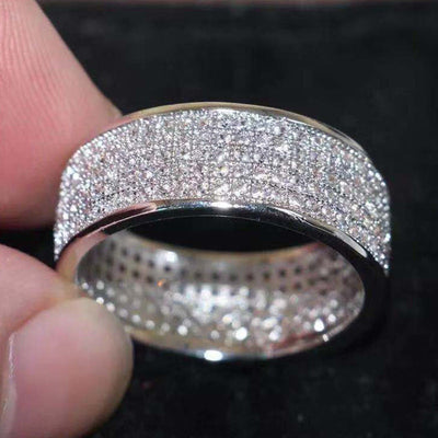 Elegant White Gold Ring with Timeless Design – Lightweight Ambrosia Fenzi Ring for Casual and Formal Wear 0