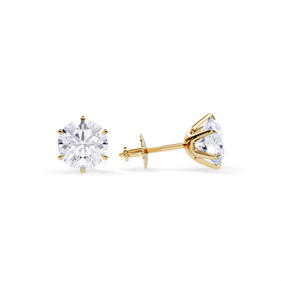Elegant White Gold Tera Earrings with Timeless Design 1
