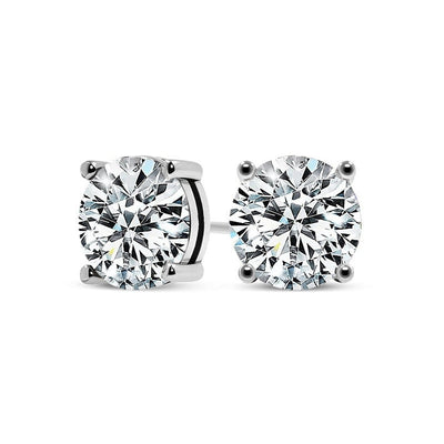 Elegant White Gold Tera Earrings with Timeless Design 3