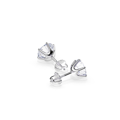 Elegant White Gold Tera Earrings with Timeless Design 4