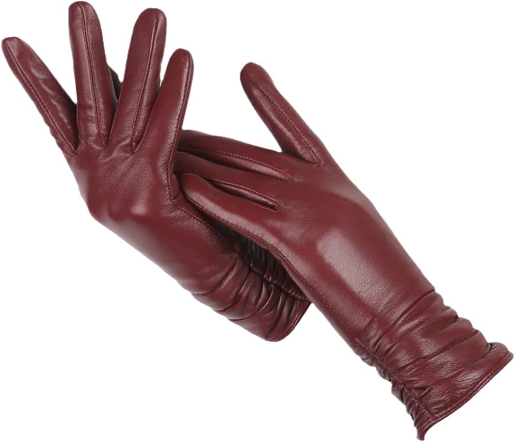 Elise | Ladies Leather Gloves with Wool Lining 3