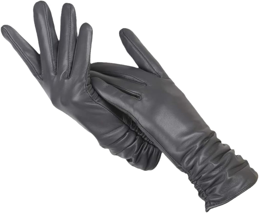 Elise | Ladies Leather Gloves with Wool Lining 4