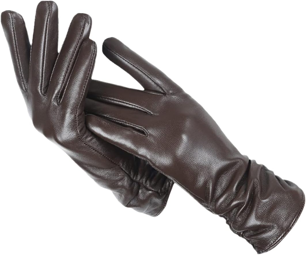 Elise | Ladies Leather Gloves with Wool Lining 5