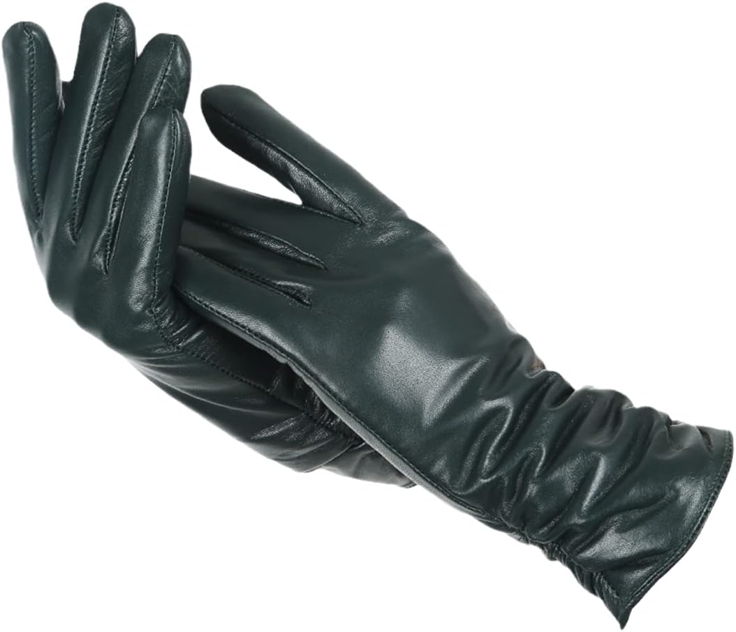 Elise | Ladies Leather Gloves with Wool Lining 6