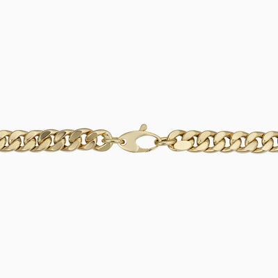 Estate Gold Cuban Bracelet for Women – 14K Solid Gold, Adjustable Length, Classic Design, Secure Lobster Clasp 3
