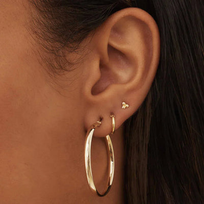 Gold Earrings for Women – Elegant Drop Design, Lightweight and Versatile for Any Occasion 1