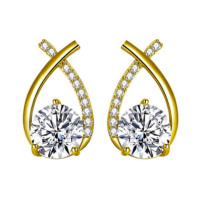 Gold Earrings for Women – Elegant Lightweight Design with Secure Clasp, Perfect for Everyday Wear 0