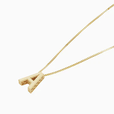 Gold Initial Necklace - Personalized Love Letter Pendant, Adjustable Chain, Stylish Gift for Any Occasion 1