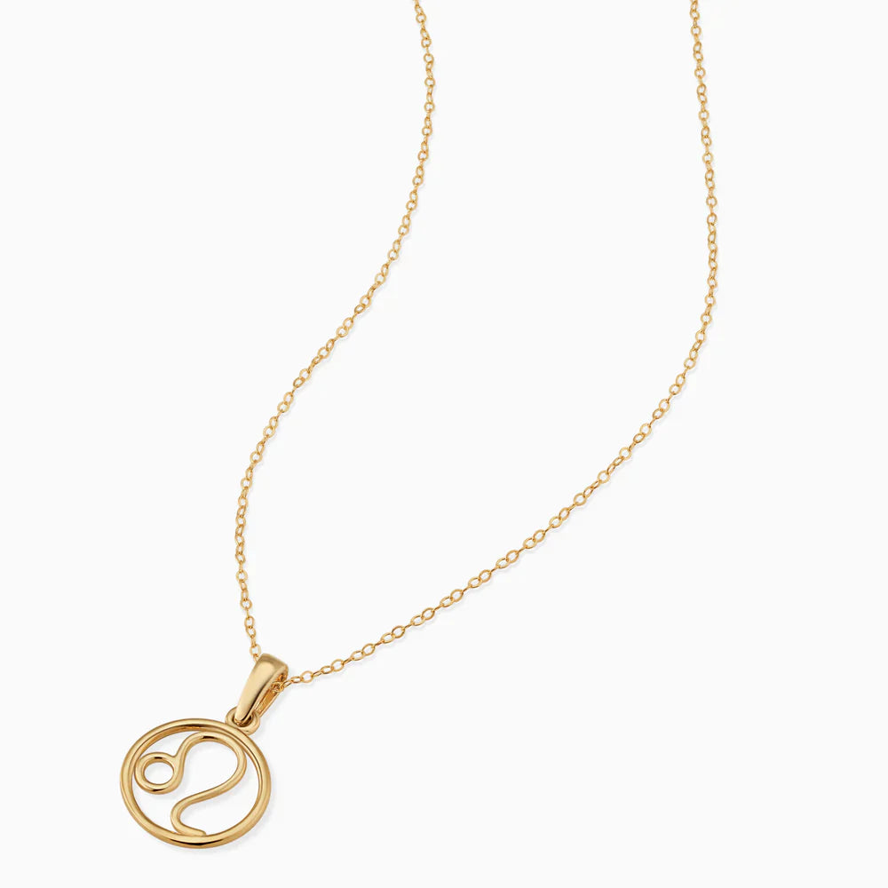Gold Zodiac Sign Necklace, Adjustable 16-18 Inch Chain, Personalized Astrological Pendant, Lightweight Gold-Plated Jewelry 3