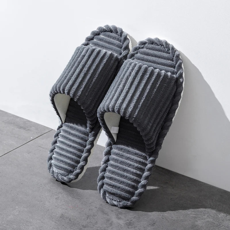Jordan | Unisex Open Toe Slippers With Striped Pattern 0