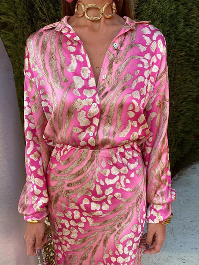 Josie | Women's Colorful Long Sleeve Outfit Set 4