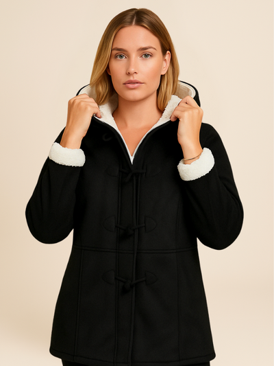 Josie | Women's Hooded Fleece-Lined Winter Coat with Zipper 0