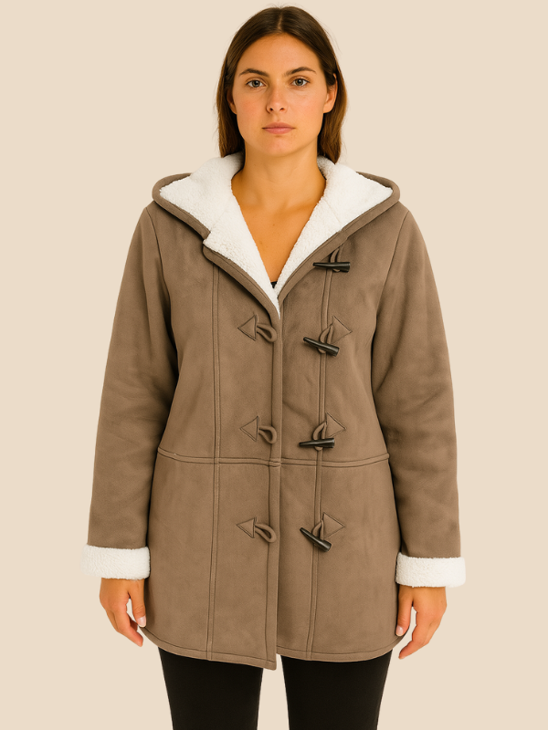 Josie | Women's Hooded Fleece-Lined Winter Coat with Zipper 12