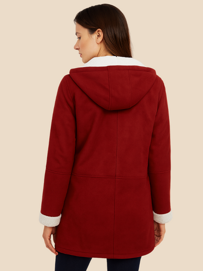 Josie | Women's Hooded Fleece-Lined Winter Coat with Zipper 7