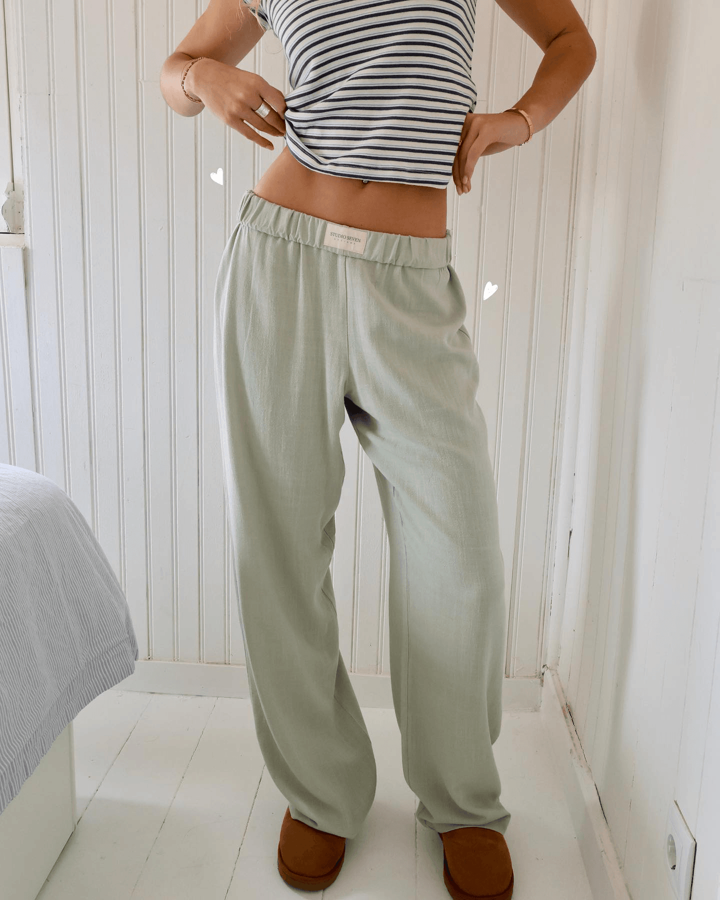 Kathy | Men's Lounge Pants With Elastic Waistband And Side Pockets 6