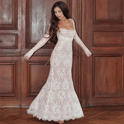 Lena | Maxi Dress With Lace Details 0