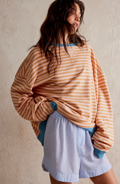 Lena | Women's Oversized Striped Sweater 4