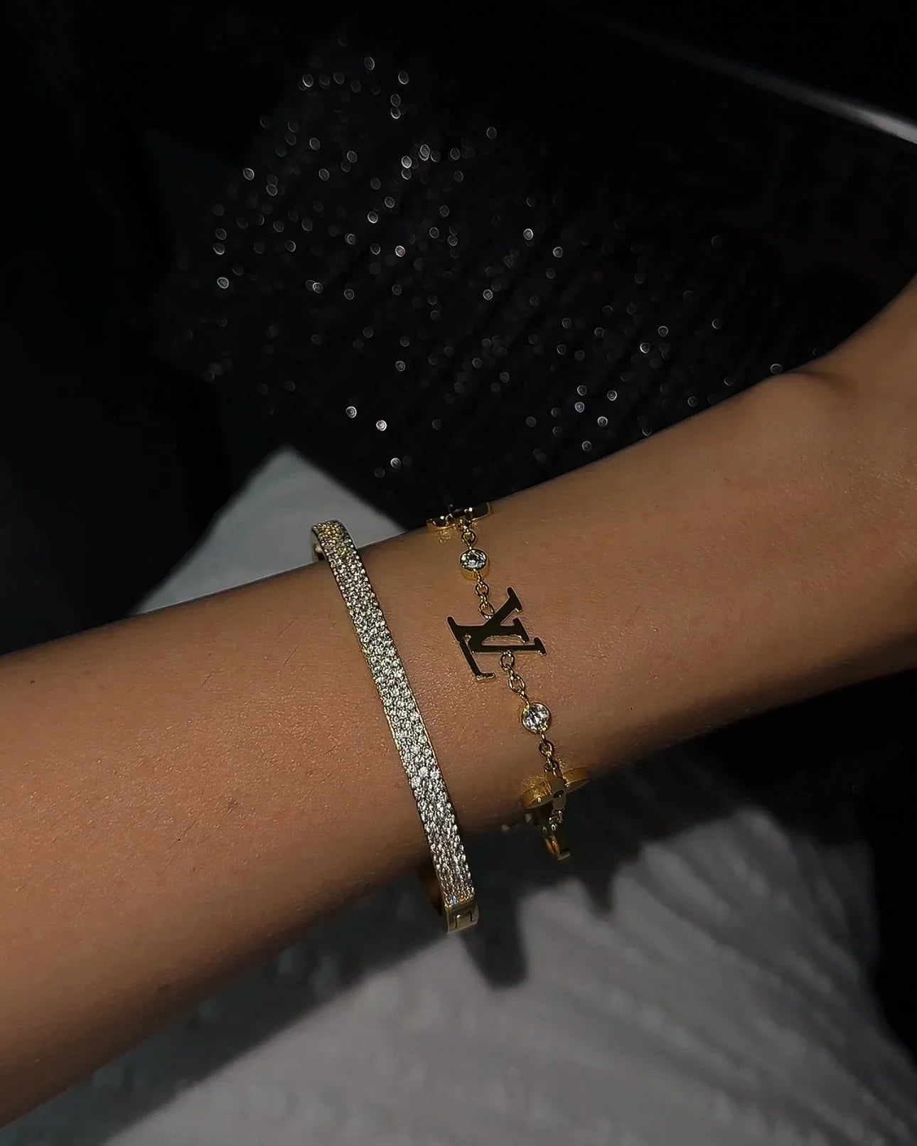 Lottie | Women's Beaded Bracelet Adjustable Size 7