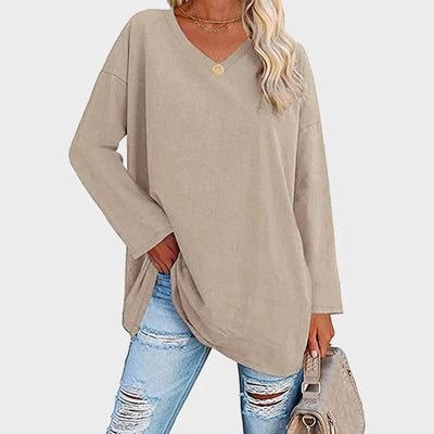 Margaret | Women's Long Sleeve Blouse in Soft Fabric 14