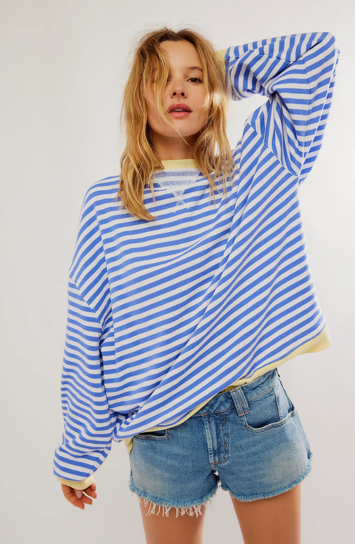 Monika | Striped Sweater Soft Blend Relaxed Fit 1