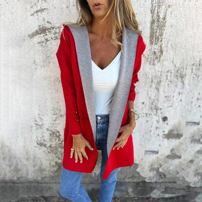 Poppy | Hooded Coat Color Block Women’s Winter Coats with Hood 10