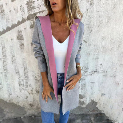 Poppy | Hooded Coat Color Block Women’s Winter Coats with Hood 6