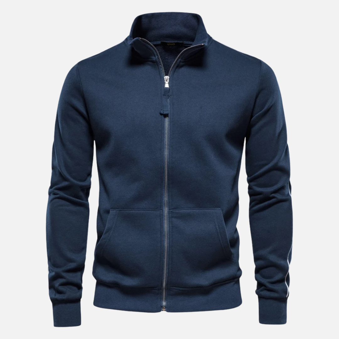 Riven | Men's Half-Zip Sweater With Stand Collar 2