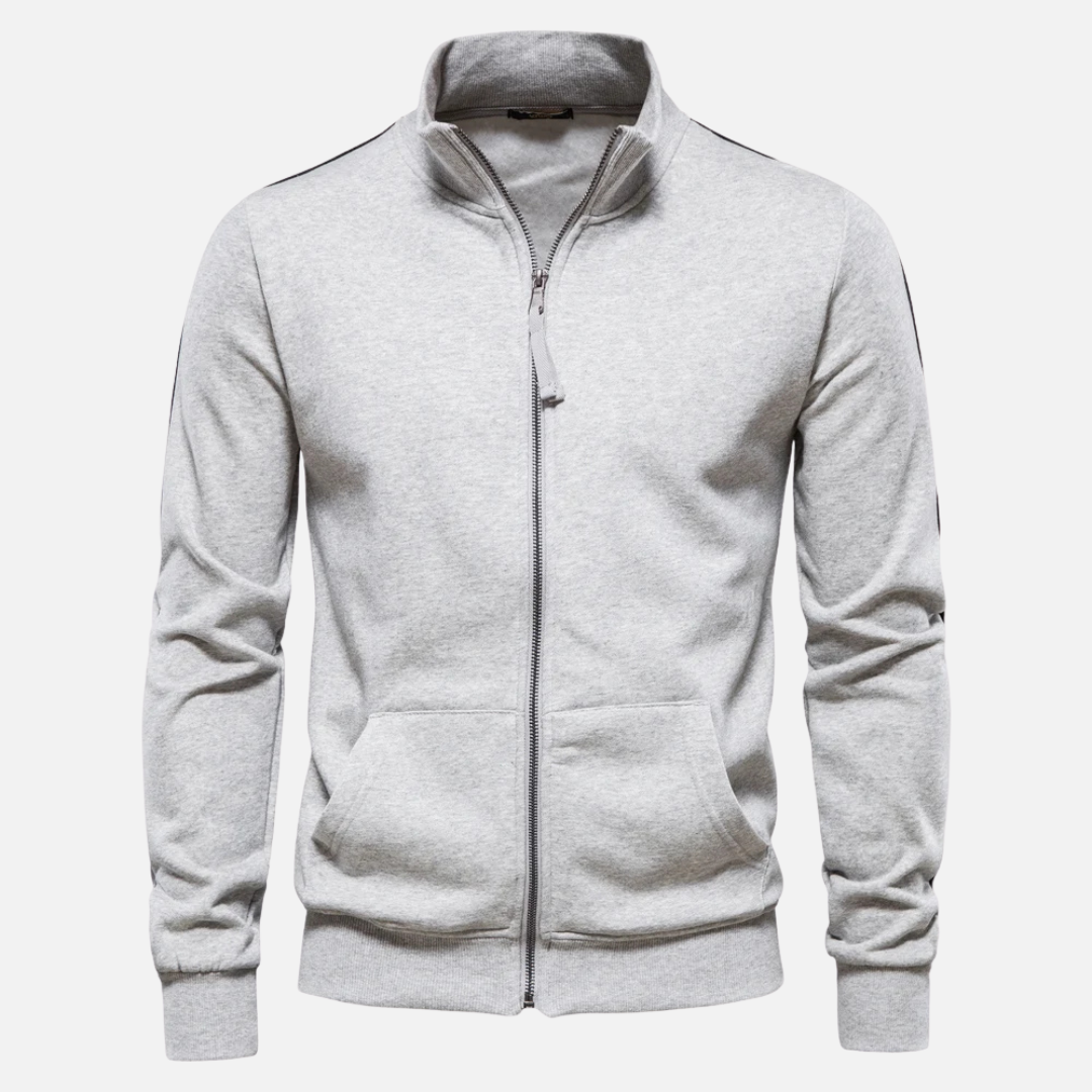 Riven | Men's Half-Zip Sweater With Stand Collar 7
