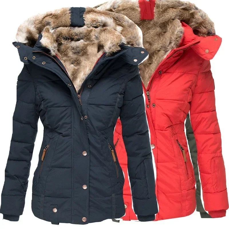 Sara | Women's Winter Coat Fur Lined Hooded Parka 2