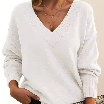 Skye | Women's V-Neck Knit Sweater 3