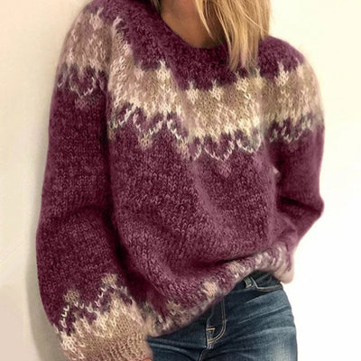 Sofia | Nordic Pattern Knit Sweater for Women 1