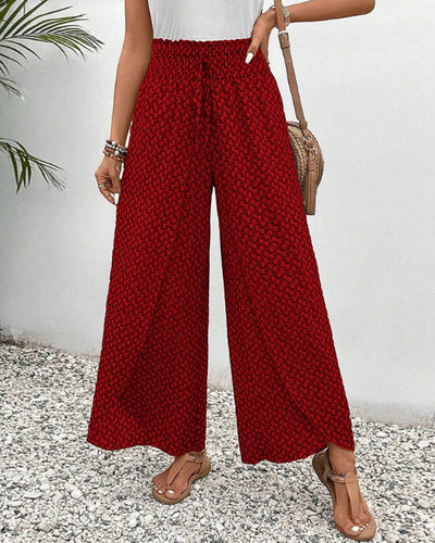 Sophia | Casual Trousers With Elastic Waist and Abstract Print 4